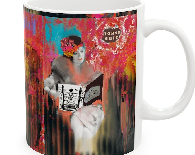 Funny Southern Lady Collage Ceramic Mug (11oz, 15oz)