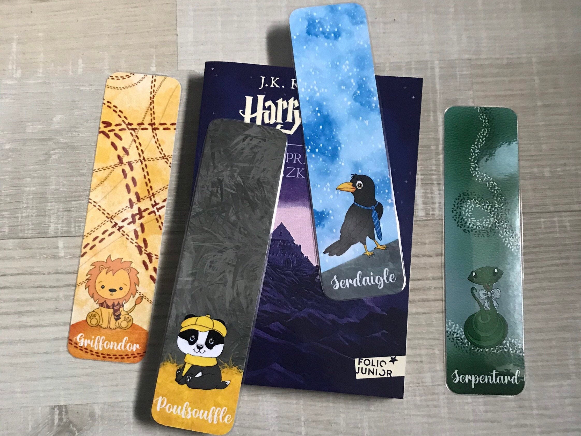 Harry Potter bookmarks- set of 6