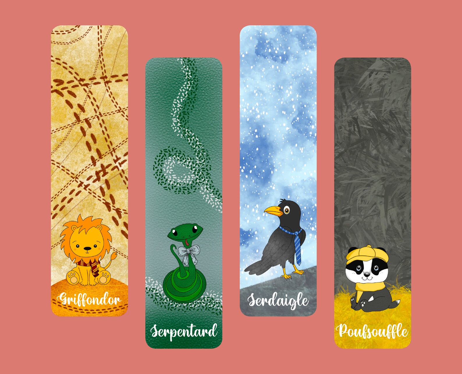 Marque Page Harry Potter Dessin www.etsy.com