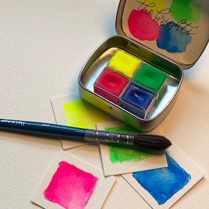 Artisanal Watercolor: The Brights Neons