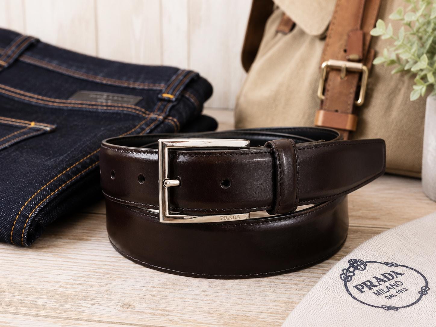 Prada Vintage Belt - Etsy Hong Kong