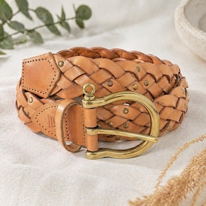 Vintage Braided Belt - Etsy display picture 1