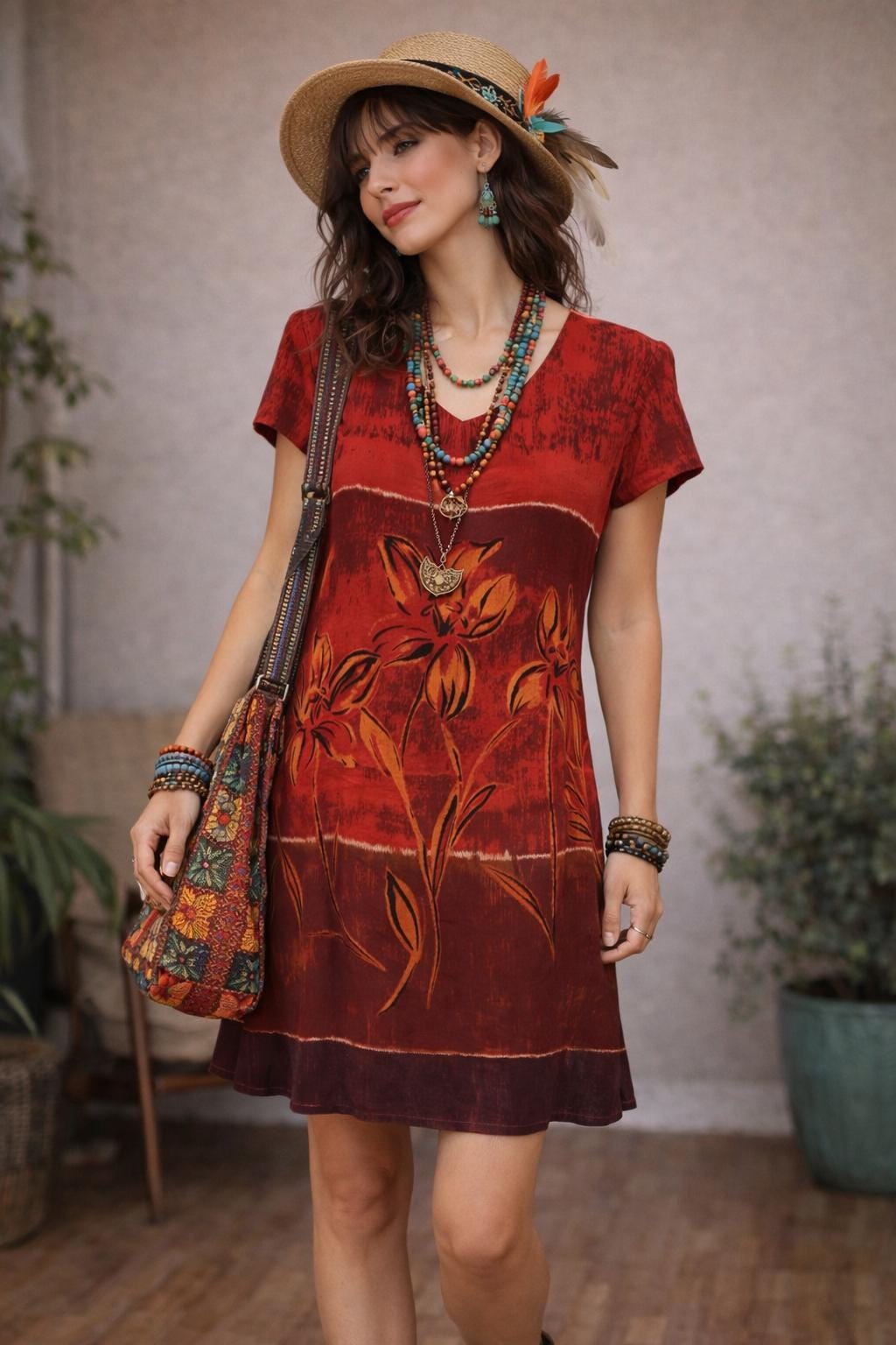 90s Asian Mini Dress