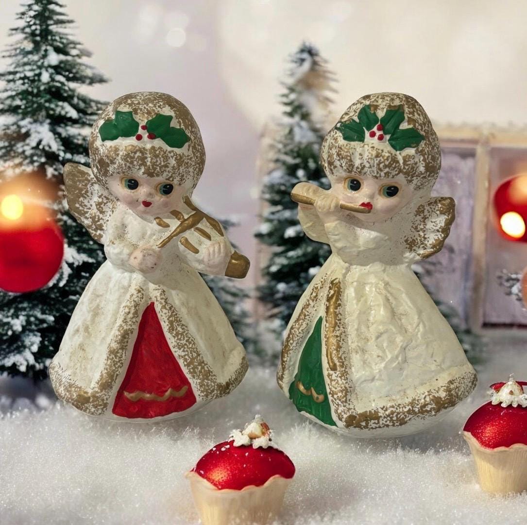 ⭐︎希少⭐︎イタリア　ヴィンテージ　ANRI アンリ　オルゴール　天使　クリスマス 1960s Japan Angels - Etsy