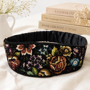 Vtg Hand Beaded Black Velvet Belt India s-l400.jpg main image 4