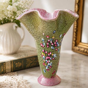 Pink Murano Vase - Etsy