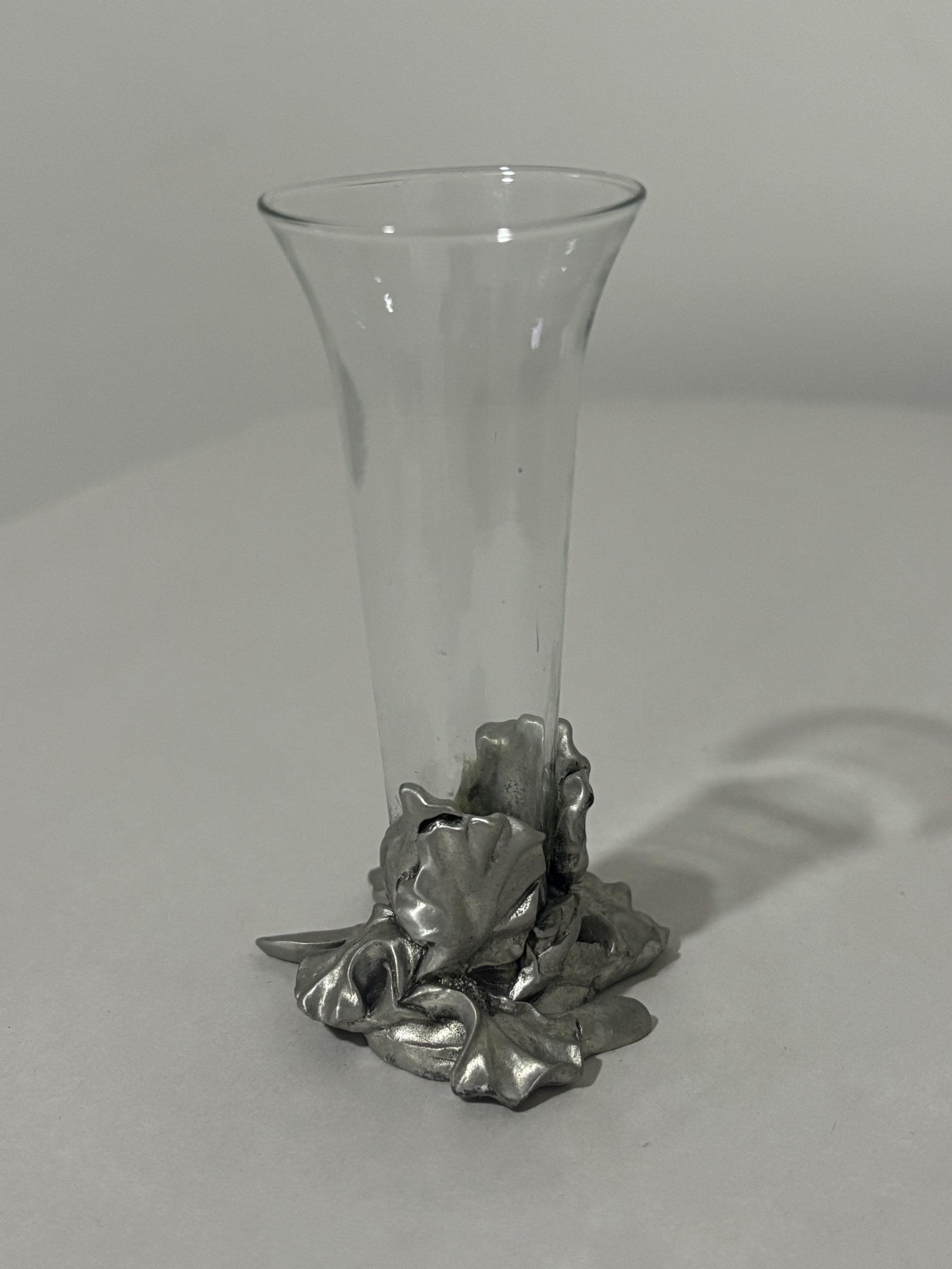 SEAGULL PEWTER 花瓶 Seagull Pewter 1994 Etain Zinn 4” Bud Vase Floral - Etsy