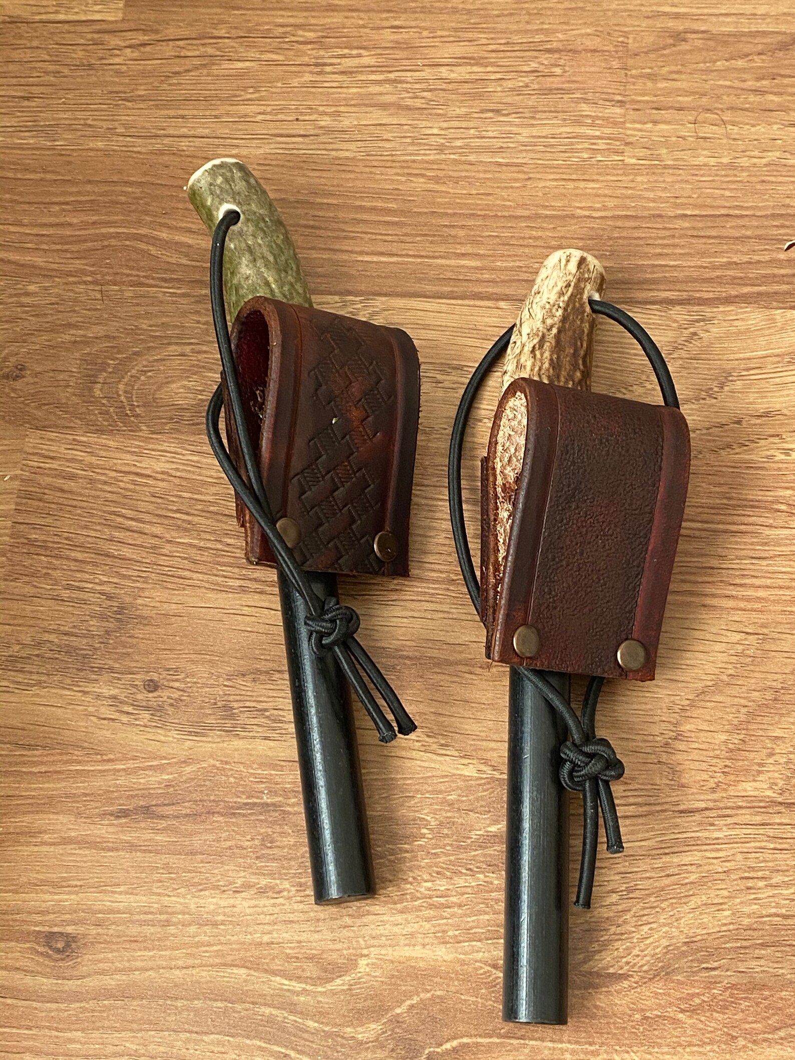 Handcrafted 1213mm Large Ferro Rod With Deer Antler Handle Etsy UK