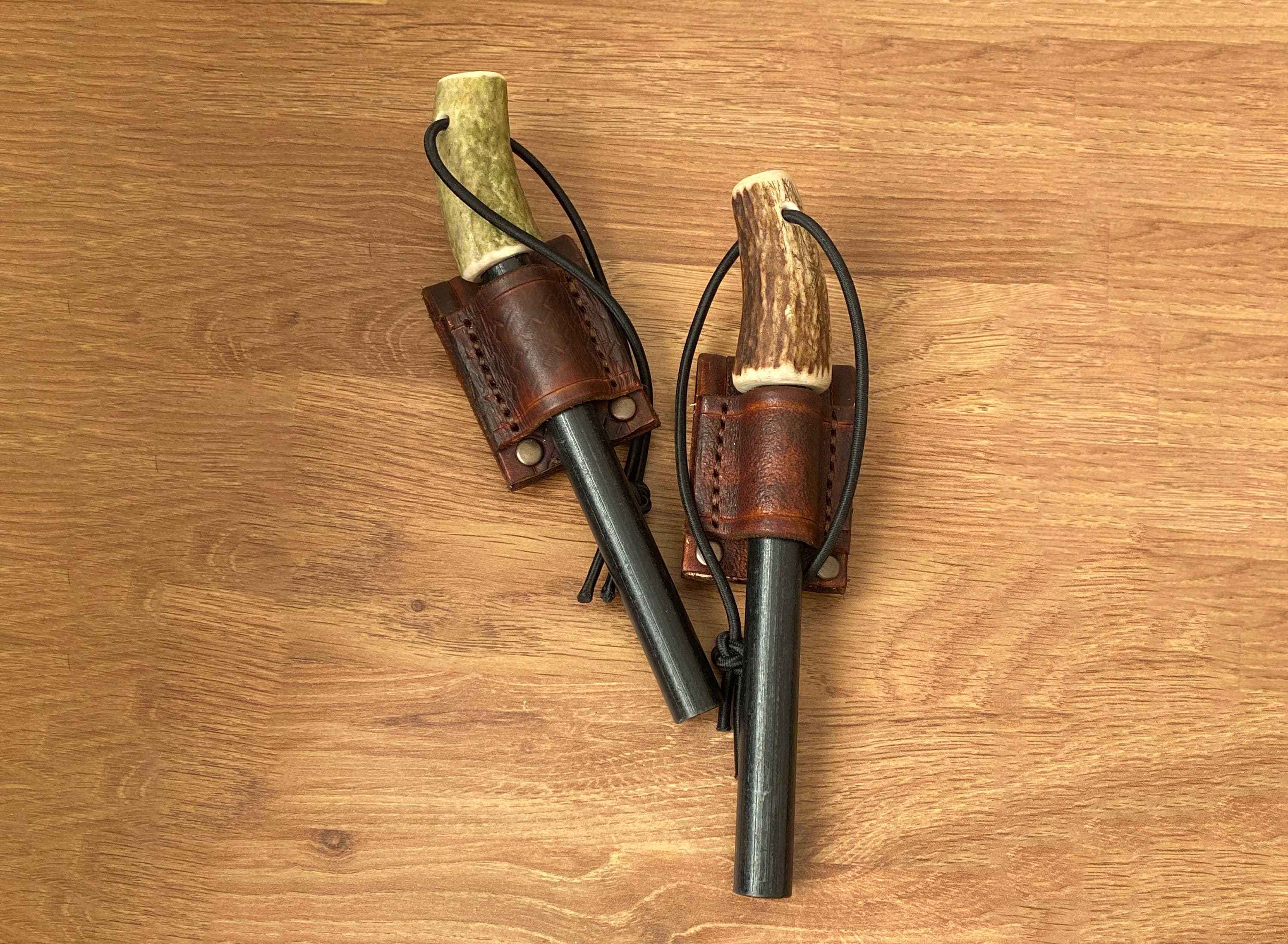 Handcrafted 1213mm Large Ferro Rod With Deer Antler Handle Etsy UK