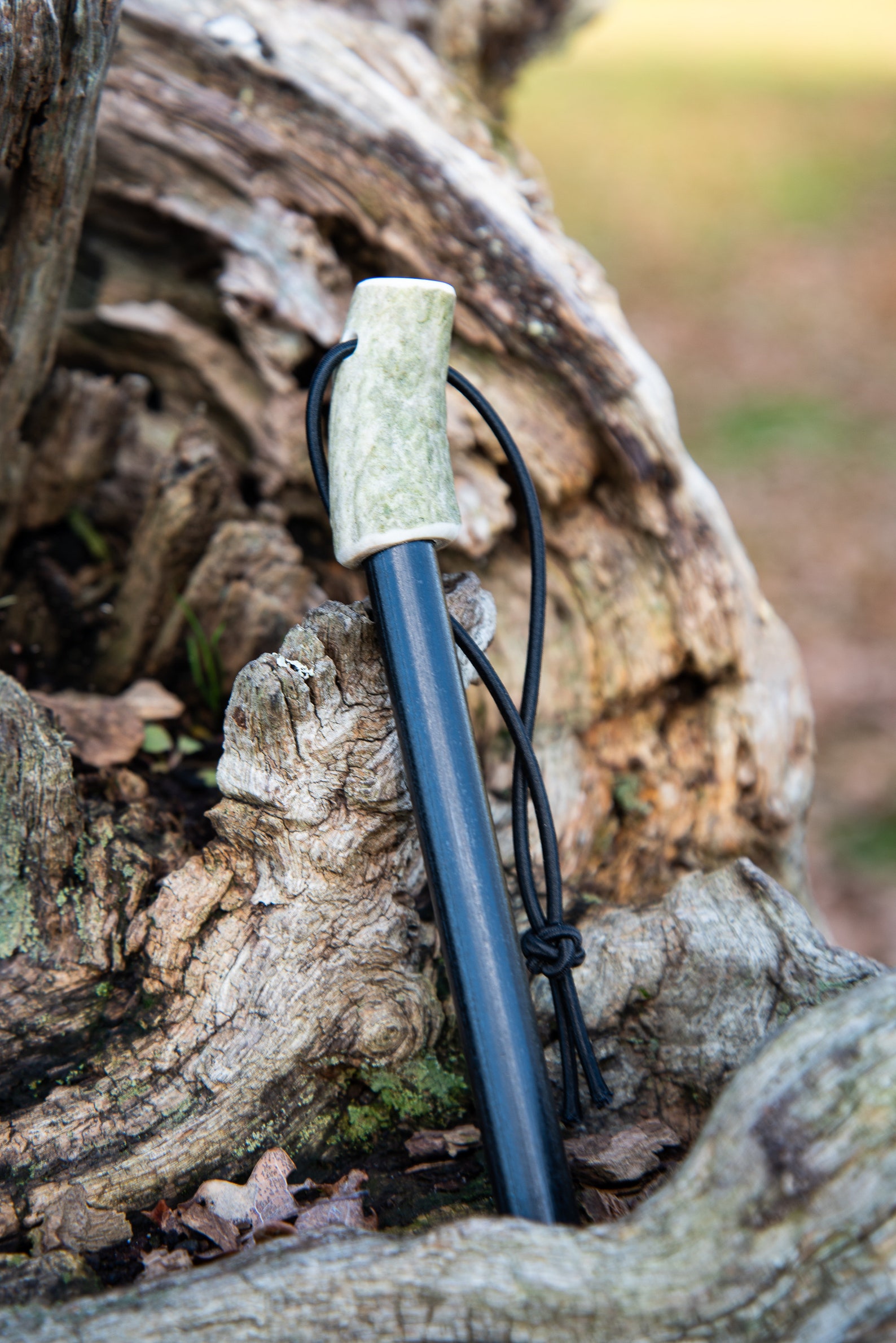 Handcrafted 1213mm Large Ferro Rod With Deer Antler Handle Etsy UK