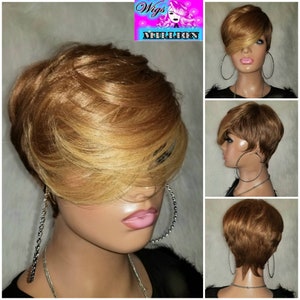 Alexy 27 30 Short Pixie Cut Heat Resistant Wig Etsy Alexy 27 30 Short Pixie Cut Heat Resistant Wig Etsy