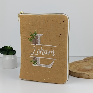 Funda para historial médico personalizada con cremallera | Nombre del bebé Regalo de nacimiento
