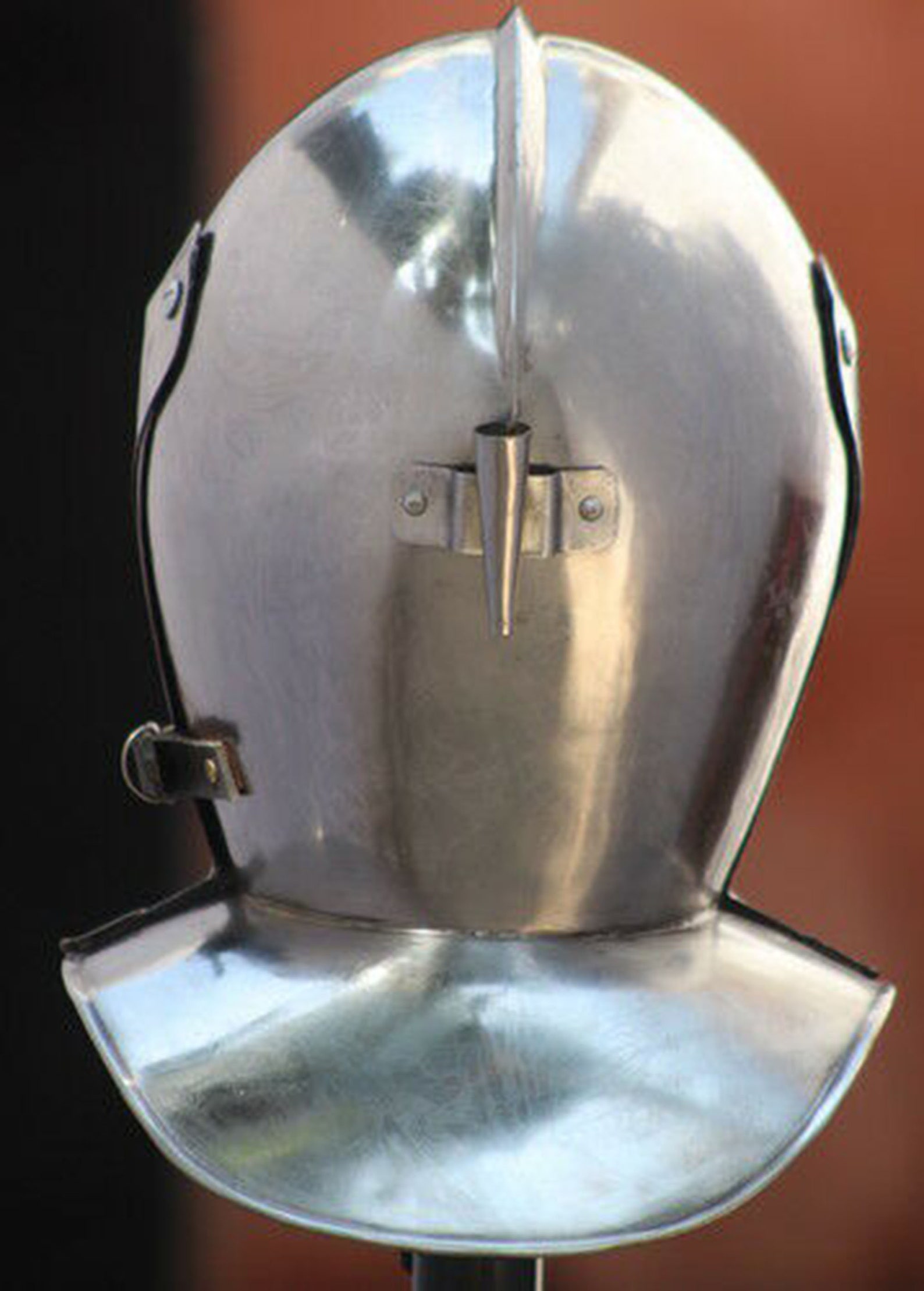 Medieval Full face helmet with plume Crusader Knight Helmet Etsy