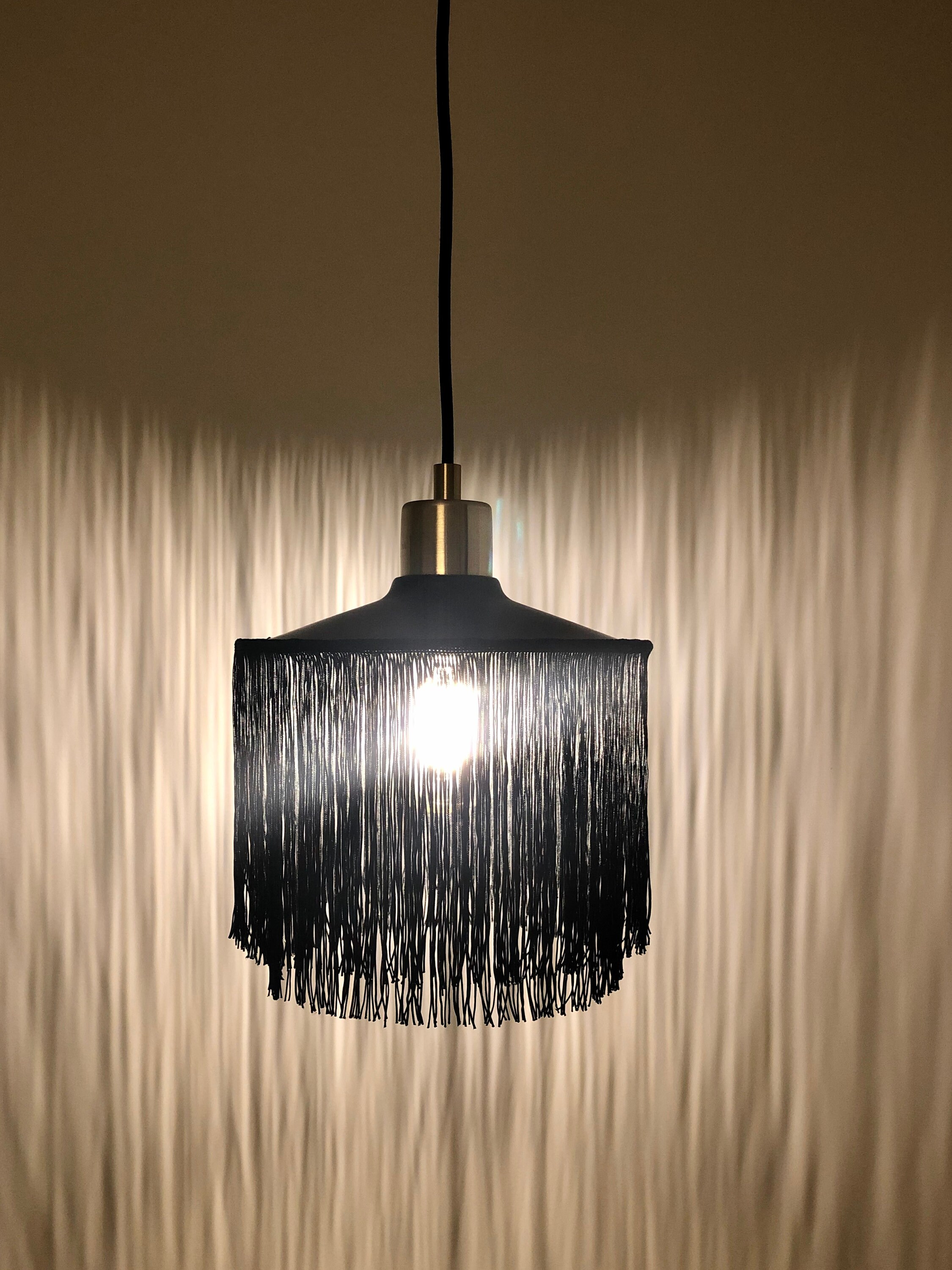 Tassel Fringing Lampshade Fringe Pendant Luxury Unique Etsy