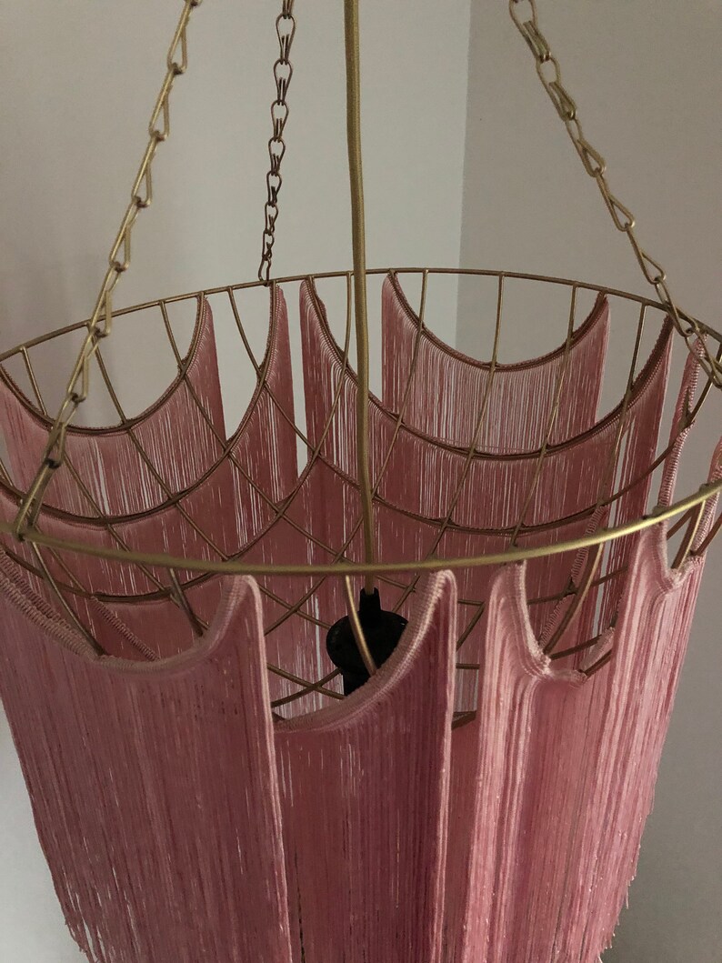 Tassel fringing lampshade fringe pendant luxury lampshade Etsy