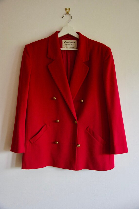 80s Wool Jaeger Jacket