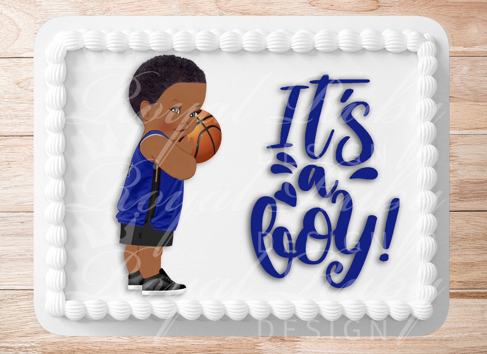Baby Boy Basketball Blue Sports African American Baby 3 Etsy
