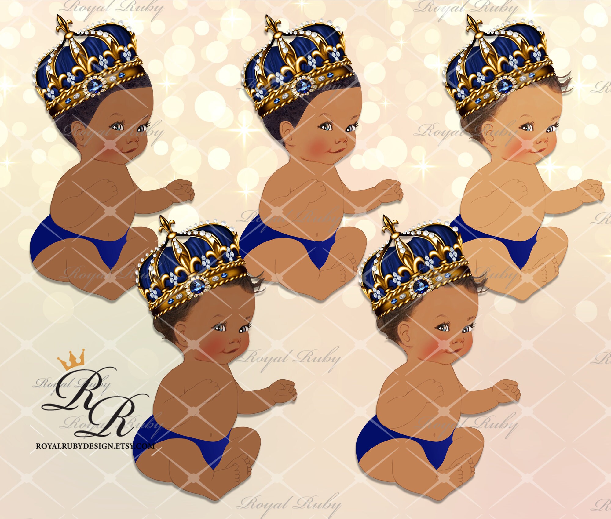 prince baby shower clip art