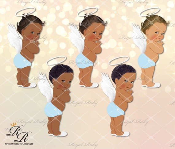 Black Baby Angels In Heaven