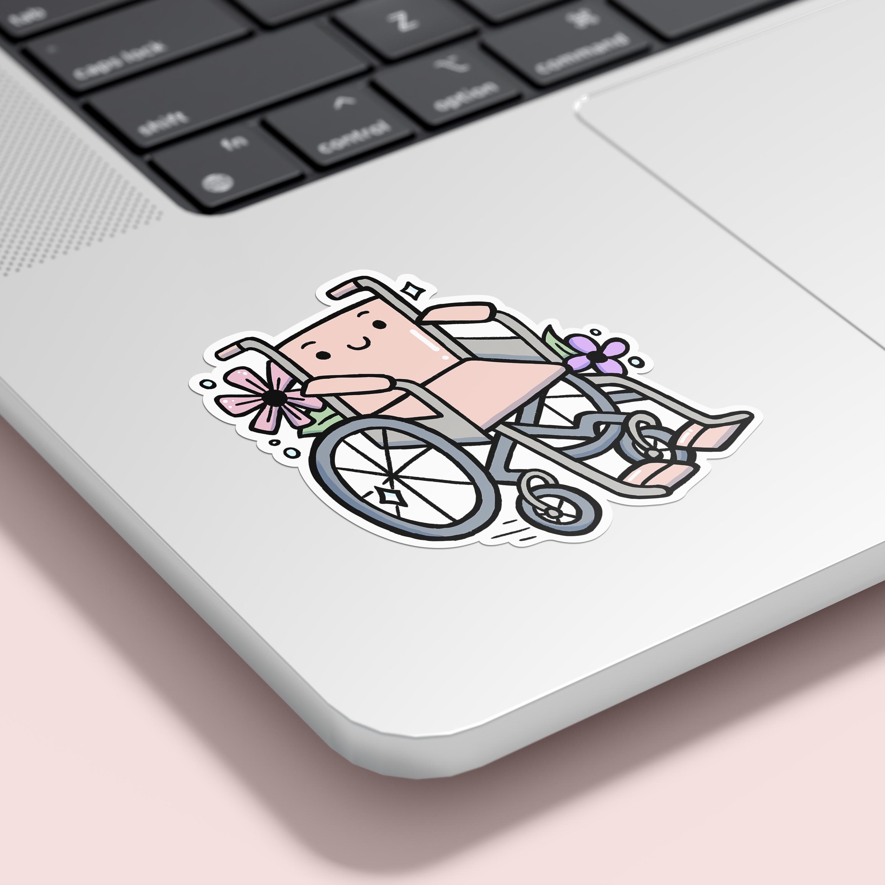 Floral Wheelchair Sticker, Disability Pride Gift - Etsy