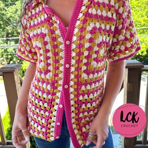 Crochet Top Pattern - Granny DeVito Shirt