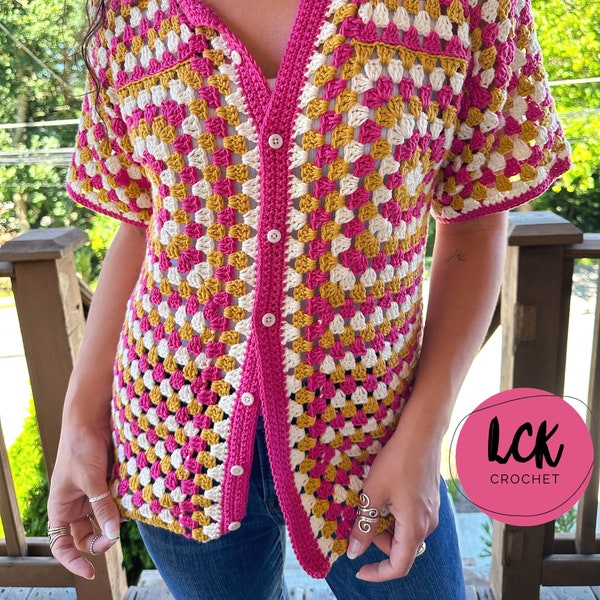 Crochet Top Pattern - Granny DeVito Shirt