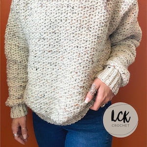 Crochet Sweater Pattern PDF - Vienna Sweater