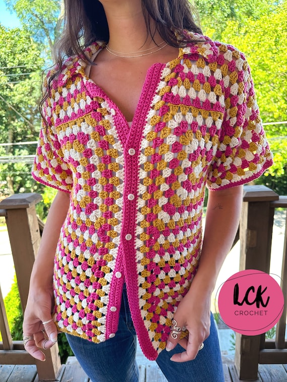 Crochet Top Pattern - Granny Devito Shirt - Etsy