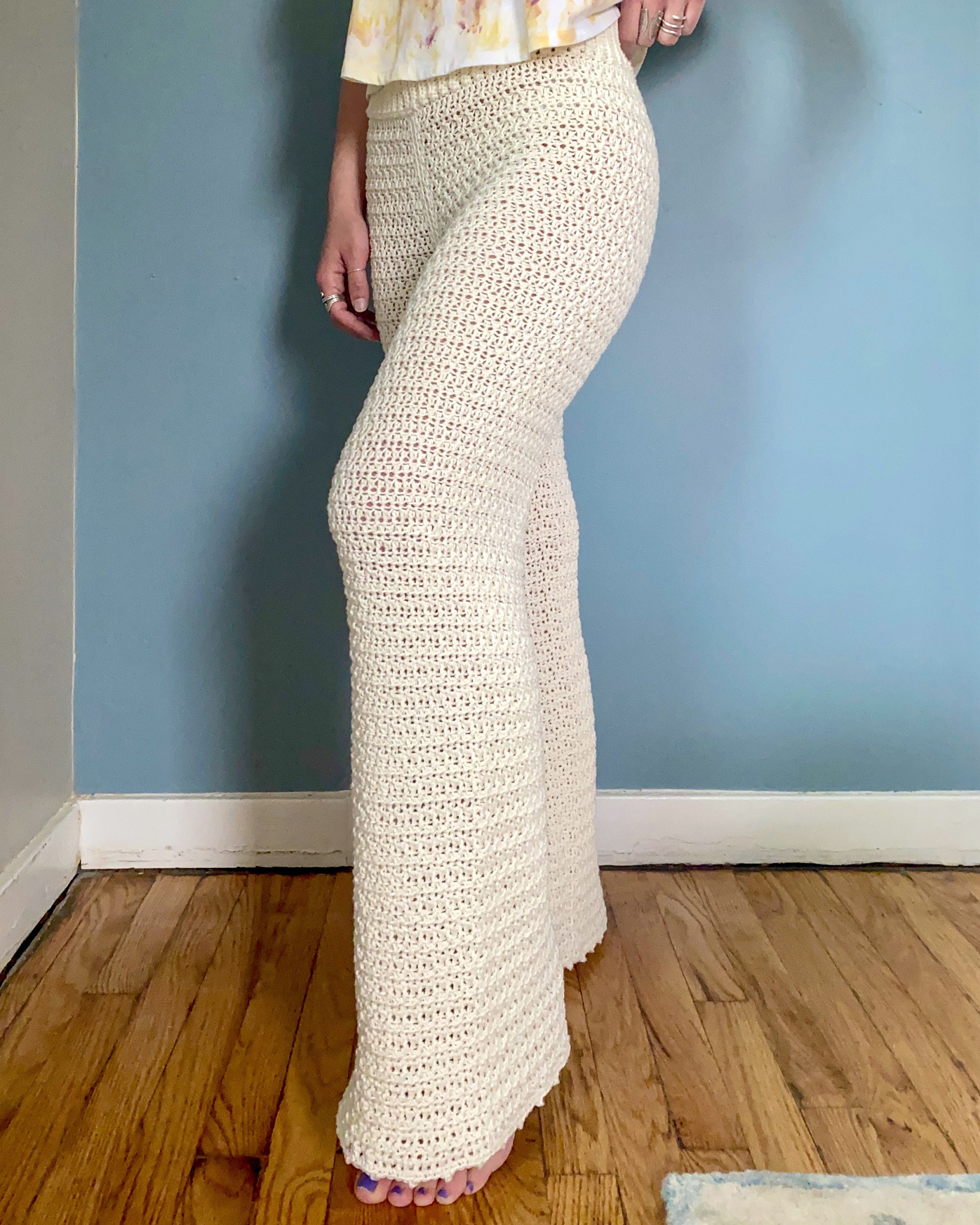 Crochet Pants Pattern PDF Lavida Lounge Pants Etsy