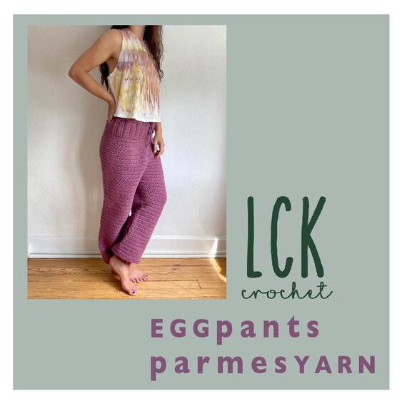 Crochet Pants Pattern PDF Eggpants 
