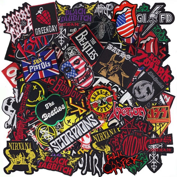 80PCS Random Wholesale mixed Lot Sew on Embroidered patches Badge DIY Cloth 