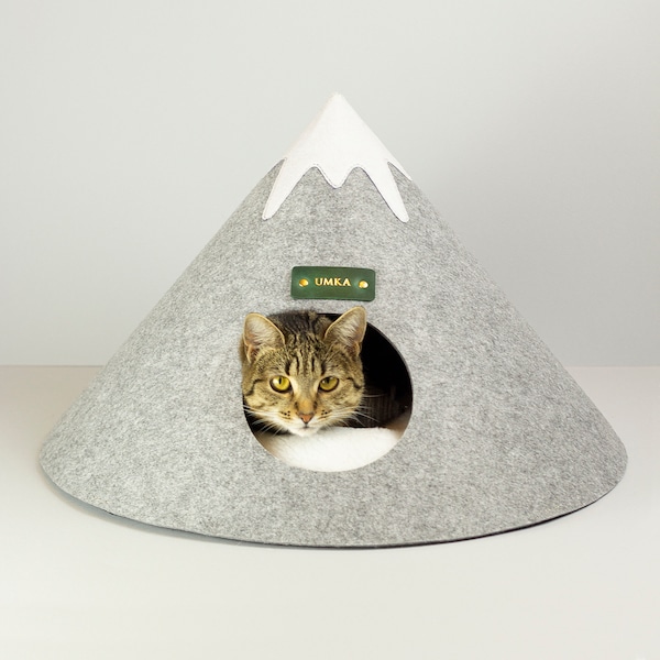 Lit moderne pour chat des cavernes pour chat Lit pour chien, maison pour chat, cadeau pour chat, cadeau pour les amoureux des chats, niche pour chien, tour pour chat, litière pour chat, accessoires pour chat, décoration pour chat