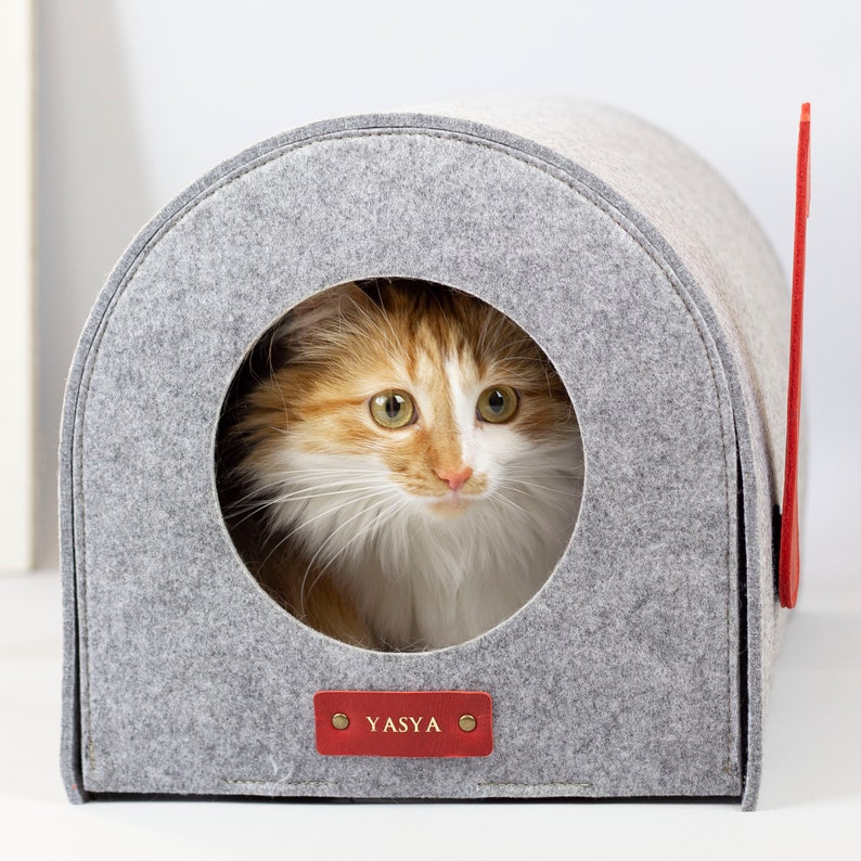 Modern Cat Bed Cat Cave Dog Bed Cat House Pet Bed Cat Gift Cat Etsy