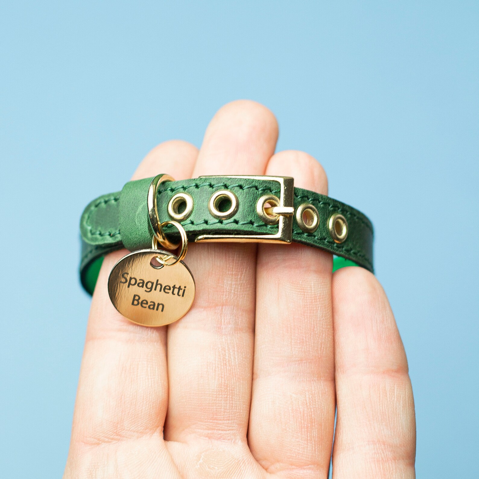 Cute Cat Collar Personalized Leather Collar Custom Collar Etsy