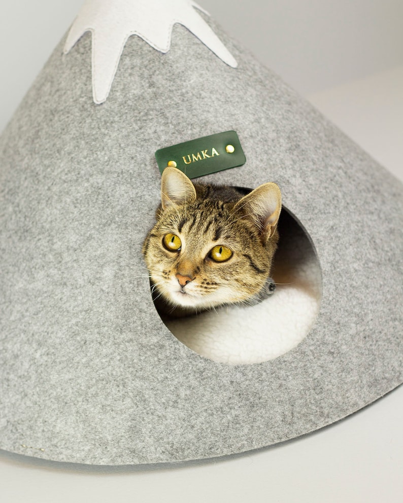 Modern Cat Bed Cat Cave Dog Bed Cat House Pet Bed Cat Gift Cat Etsy