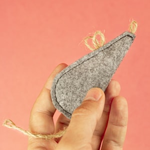 Set of 2 Cat Felt Toys Cat Gift Cat Lover Gift Mouse Dog Toy Pet Accessories Сat Lady Cat Mom Cat Pillow Cat Decor