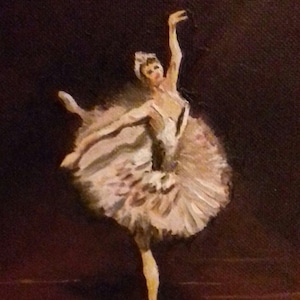 Ballerina Ballet Dance Nude Act Dancer Oil Art - Etsy