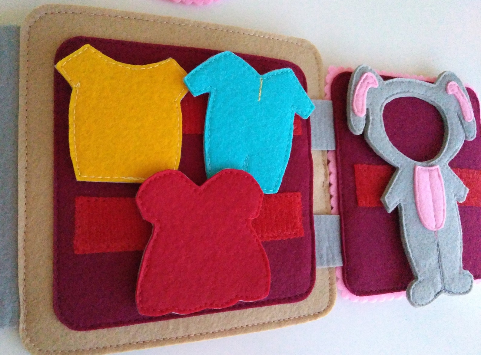 Kids busy book montessori soft velcro toys baby shower games Etsy