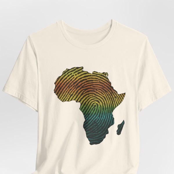 Juneteenth Shirt African Fingerprint Activist Anti-Racism Tee Black Power Black Girl Magic Shirt Equality shirt Map of Africa Shirt June 19