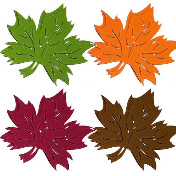 Fall Leaf Placemats Etsy