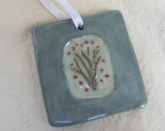 Floral Pottery Ornament