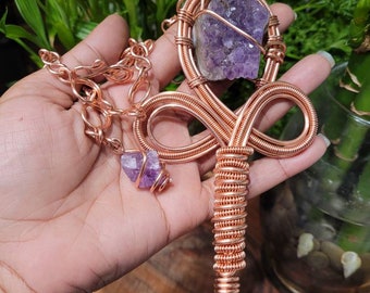 Big Copper Ankh Pendant