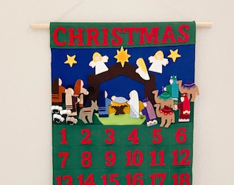 Felt Nativity Advent Calendar PDF Pattern