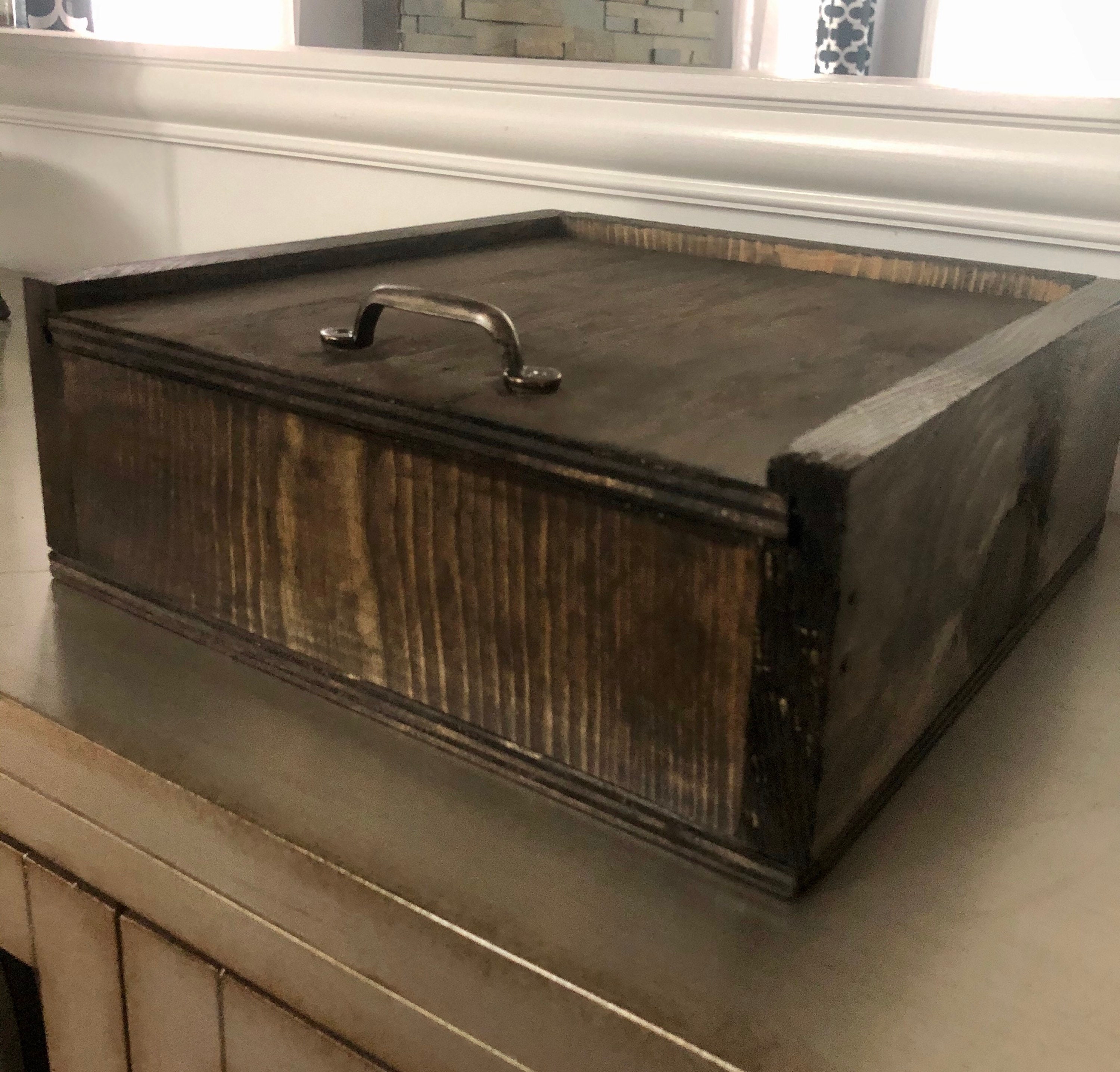 Wooden Pie Box Rustic Pie Box Wooden Storage Box Pie Box Etsy Israel