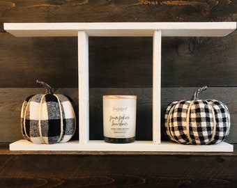 Rustic Ladder Shelf: Small Space Decor (20x11.5x3)