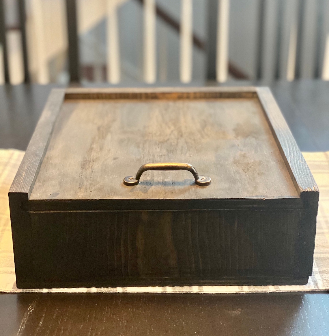 Wooden Pie Box Rustic Pie Box Wooden Storage Box Pie Box Etsy