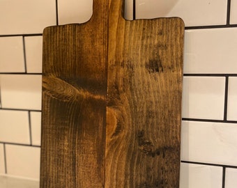 Rustic Wood Cheese Board: Farmhouse Serving Tray