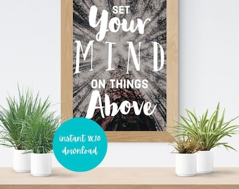 Set Your Mind Faith Print *Digital Download Only*