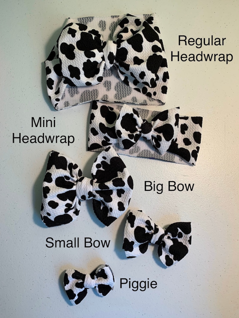 Striped Pumpkins Headwrap Big Bow Small Bow