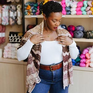 CROCHET PATTERN | Chevron Lace Wrap Pattern PDF - Intentions Wrap - Easy Yarn - Shawl / Wrap Pattern